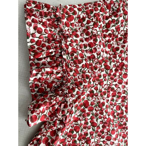 J Crew Sz XXL Amelia Mini Dress Liberty Print Cotton Casual Preppy Cruise Comfy - Picture 7 of 15